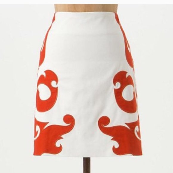 Anthropologie Dresses & Skirts - ❄️Vanessa Virginia Anthro Flame-kissed skirt